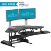 Varidesk Corner Standing Desk Cube Corner 48 Clearcut