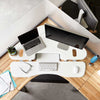 Varidesk Corner Desk Cube Corner 48 White Aerial