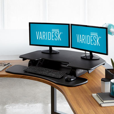 varidesk cube corner 36 sit/stand