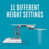 Cube Corner 36 White 11 height settings