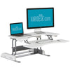 Varidesk Pro Plus 36 White Standing Desk Clearcut